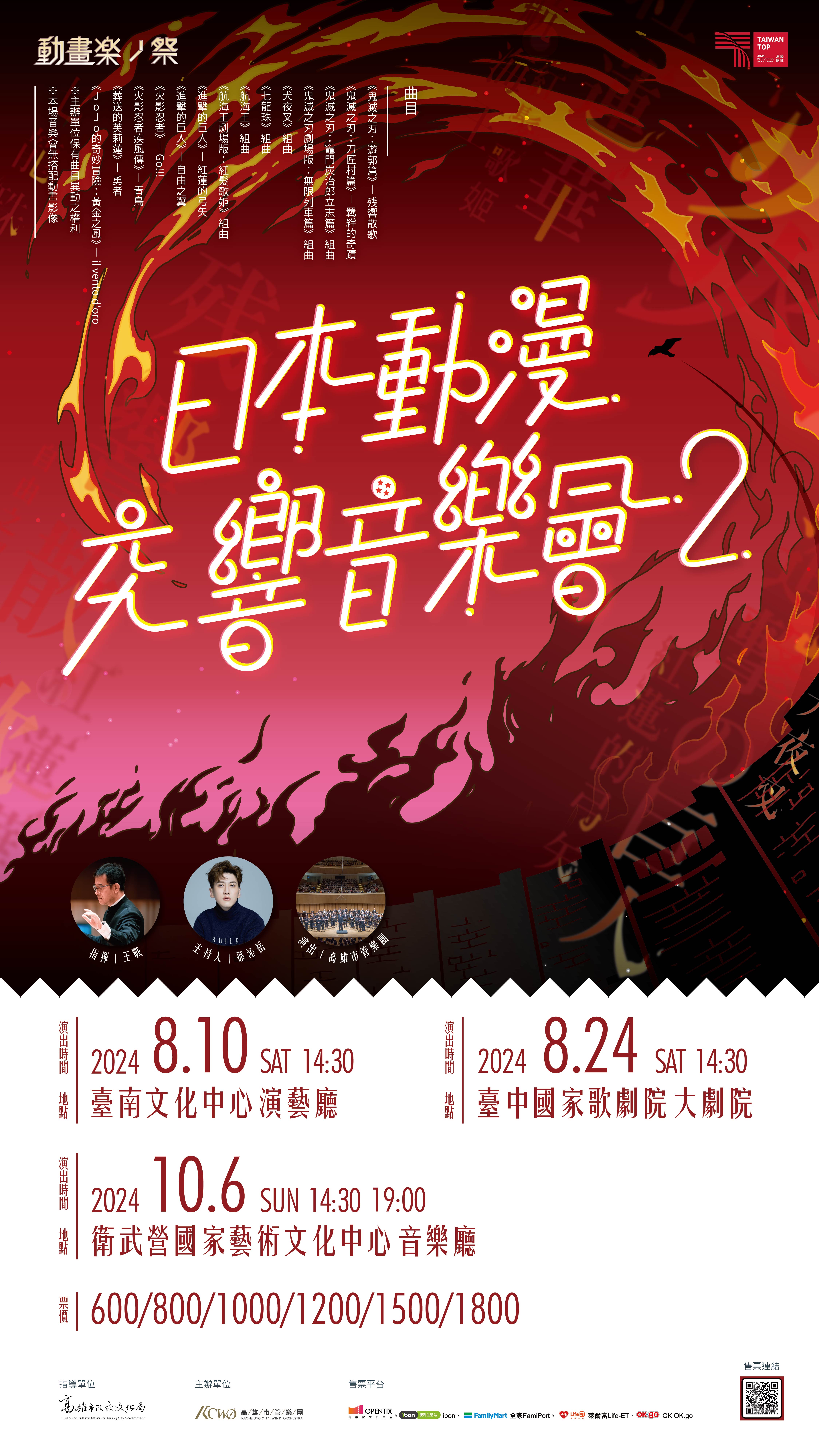 高雄市管樂團《動畫楽ノ祭》－日本動漫交響音樂會2